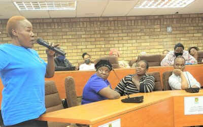 Acting Municipal Manager meets staff