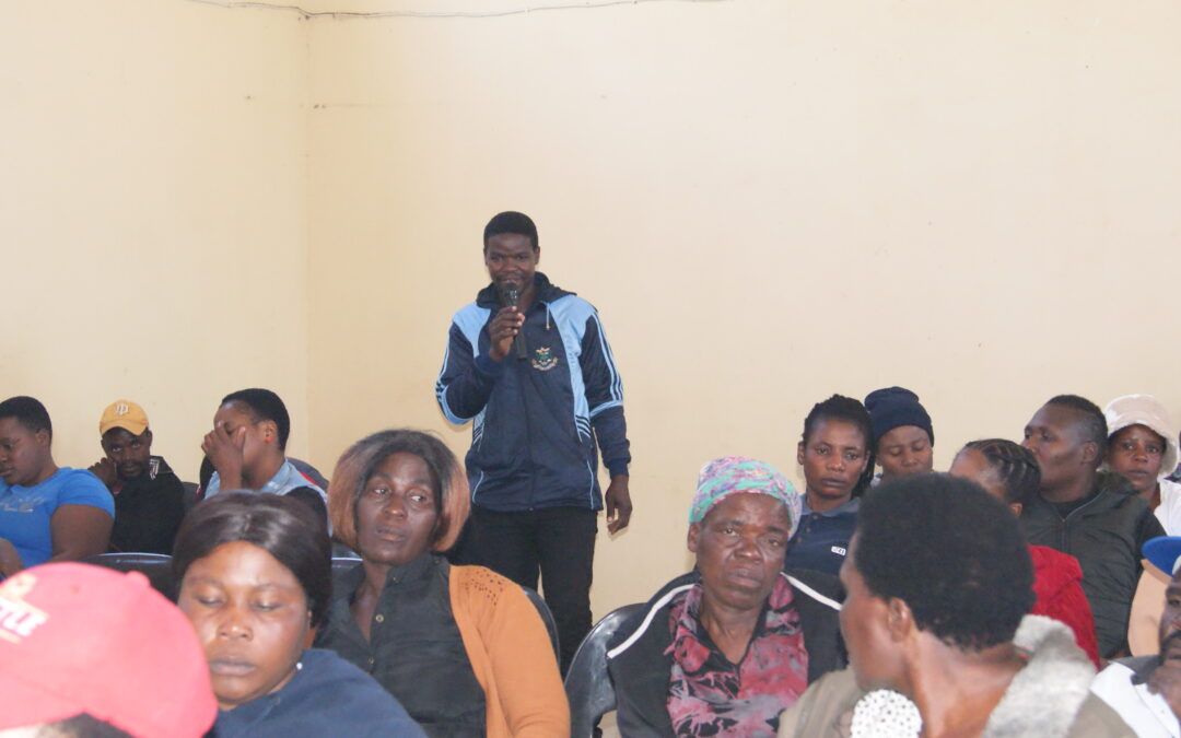 Community participation, our priority